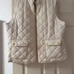 St. John's Bay Quilted Cream Vest